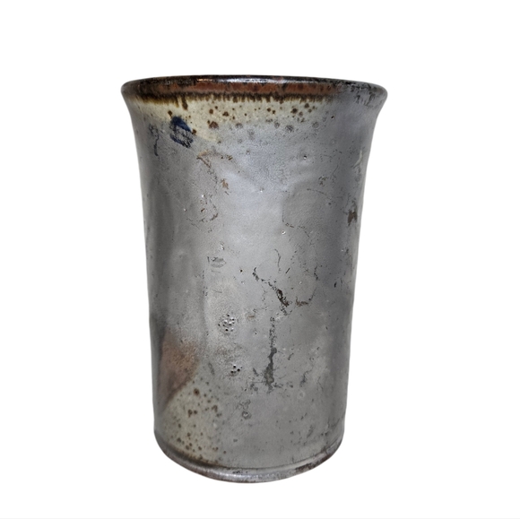 Rugged Pewter Coffee Mug with Stoneware Base – Lightweight and Durable - Picture 2 of 7